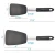 Import 2 Pack Flexible Silicone Spatula Turner 600F Heat Resistant Ideal for Flipping Eggs Burgers Crepes and More BPA Free from China