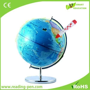 2016 new speaking globe with pen for kids to learn geography well