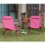 Import 2018 best outdoor patio furniture aluminum frame pink plastics mesh back lightweight portable folding beach chair (L231) from China