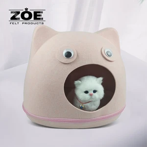 2018 hot pet product cheap best felt cat bed from Top china factory