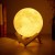 2018 hot sale Valentines Day 3D printing  moon lamp touch and remote the moon light creative gift led night light