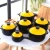 Import 2018 Hot selling all sizes ceramic cookware yellow lids casseroles for cooking from China