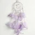 Import 2018 New 11cm Diameter Indian Dreamcatcher Decoration 4 color Fabric Feather Dream Catcher from China