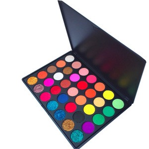 2018 newest OEM private label makeup palette 35 Colors Eyeshadow Palette Custom Makeup Palette