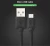 2019 Fashion CE ROHS FCC black PVC 25cm 30cm Smart Phone Charging High Quality micro usb cable