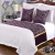 Import 2019 Guangzhou Textile Manufacturer 100% Cotton Hotel Linen Satin Stripe Jacquard King Size Bed sheets Bedding Set from China