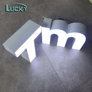 2019 Hot Selling Good Quality Electronic Frontlit Large Business Signs aluminum led channel letter sign