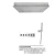 2020 Ceiling Big Rain Shower Head Waterfall Shower Panel Faucets High Flow Thermostatic 4 Way Diverter Bath