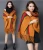 Import 2020 fashion poncho with tassels brand pashmina winter wool blend stripe woven sleeve warm cashmere shawl from China