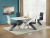 Import 2020 Italian Model Modern MDF Butterfly Extension High Gloss Luxury Dining Table in Dining Room Furniture from China