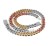 Import 2020 jewellery iced out cz two tone plated brass fashion women necklace 16&#39;&#39; from China