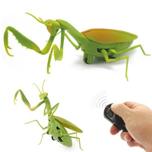 2020 New Arrival Infrared Remote Control Insect Toy Realistic Plastic Mantis RC Animal Toys for Kids