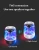 2020 New Fashion Transparent With LED TWS Blue tooth Wireless Speaker