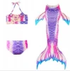 2020 new foreign trade three-piece mermaid swimsuit children swimwear bikini European and American hot spring swimsuit swimwear