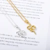 2021 18K Gold Filled Statement Chain Stainless Steel Jewelry Snake Pendant Necklaces