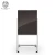 Import 2021 erasable movable magnetic tempered glass writing whiteboard stand with wheels from China