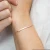 Import 2021 Fashion Design Bracelet Custom Jewelry Stainless Steel 14K Gold Plated Bracelet Women from China