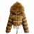 Import 2021 hot sell ladies winter cropped fur coat jacket short style women faux fox fur coats faux fur coat from China