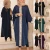 Import 2021 hottest paillette batwing sleeve muslim abaya muslim dresses islamic clothing dubai muslim abaya from China