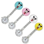 2021 Latest popular high quality cute cartoon pocket watch stainless steel band nurse watch