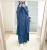Import 2021 Muslim Ramadan Abaya suit with hijab Islamic clothing Dubai abaya overhead long abaya with hijab from China