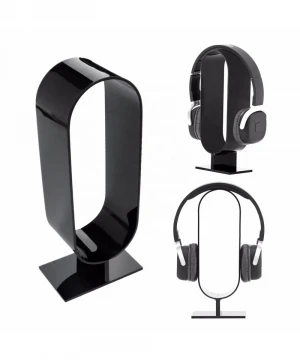 2021 New Arrival High End Mordern Clear Acrylic Headphone Display Stand Rack For Young People