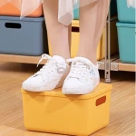 2021 NEW Household  Sundries Toys Clothes Organizer Large Hard PP Plastic Storage Box with Lid
