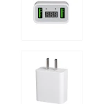 2021 New Phone Charger 2 Ports Led Display Wall Charger Mobile Phone Charger
