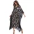 Import 2021 spring new womens V-neck bat sleeve printed dress african women dresses Middle Eastern dress Islamic clothing from China