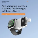 2024 Hot Mini Portable Smart Watch Magnetic wireless Charging station 2000mAh Wireless Charger Power Bank For Apple Watch