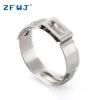 21-22.6mm Professional manufacture stainless steel hose single ear clamp