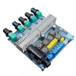 2.1 Channel Blue-tooth 5.0 TPA3116D2 Subwoofer Amplifier Board High Power Audio Stereo Amplifier 2*50W+100W DC12V-24V AMP