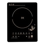 220v single plate black crystal home use electric stove induction chula parts pressure cooker mini hotpot stove with ce cb