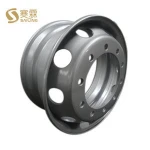 22.5*9.00 TS16949 tubeless steel truck rims from China manufacturer with low price