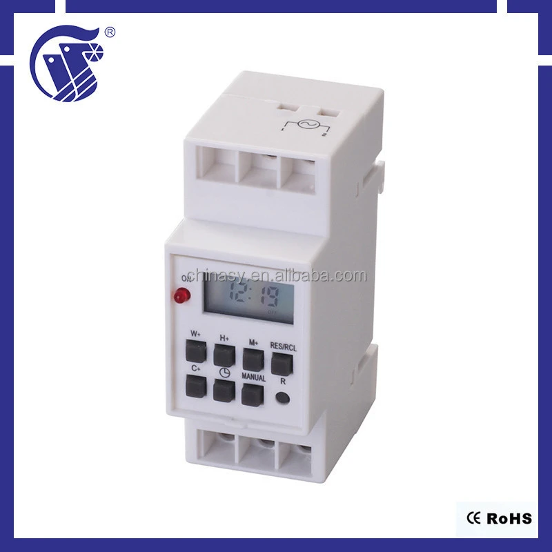 24 hours Large LCD display weekly programmable digital timer switch