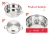 Import 24cm capsule bottom 201 stainless steel hot pot casserole with glass lid from China