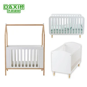 25 Years Experience Producer OEM Multi-functional Wooden Baby Bed Cot Crib