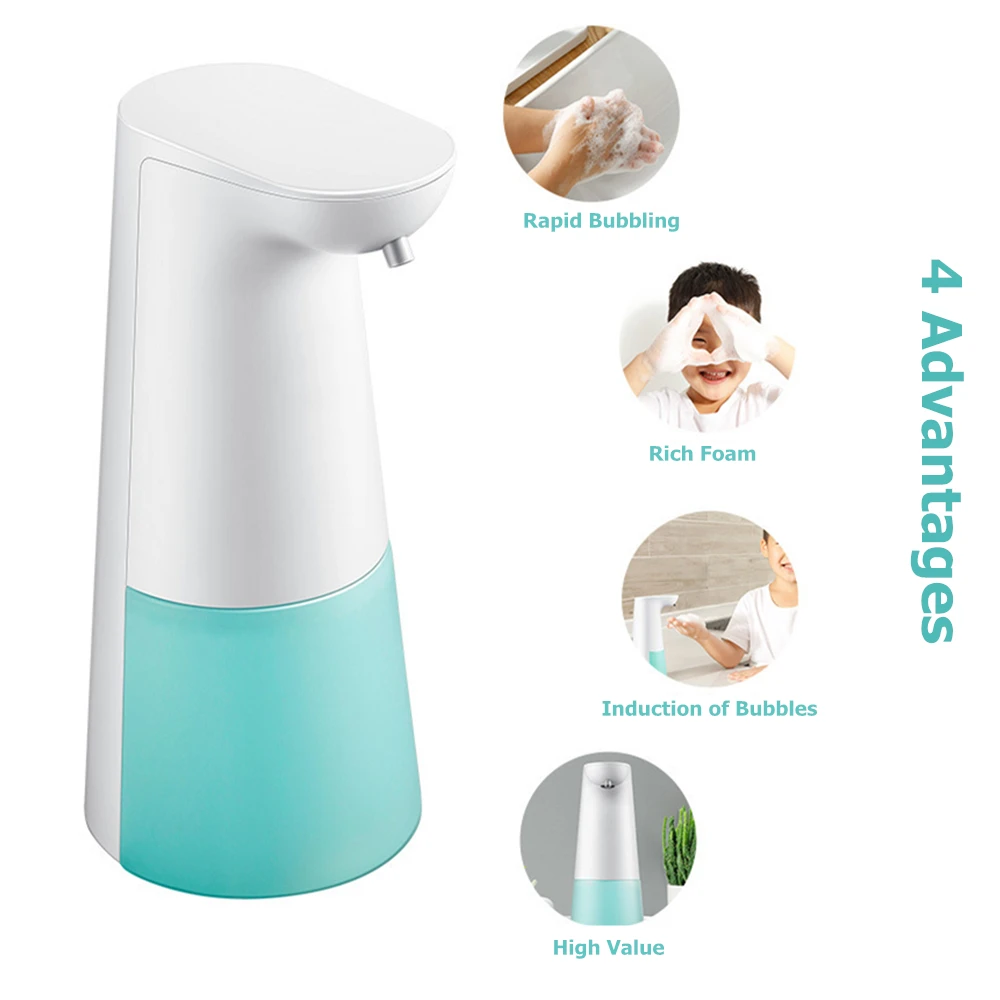 250ML Infrared Motion Sensor Automatic Soap Dispenser Touchless Foam Hand Washer Wholesale In Stock OEM LOGO