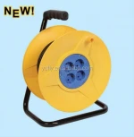 250v 16A 30m small german type cable reel electric socket hand hold 4Outlets extension cable reel