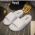 Import 2E0049 China wholesale summer OEM Custom Logo Black White Footwear beach PVC Men Slide Sandal Slippers from China