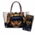 Import 2pcs Handbags Set for Women Black Art African American Girls Printing Beach Bags Ladies Hand Bag&amp;Purse Females Totes from China