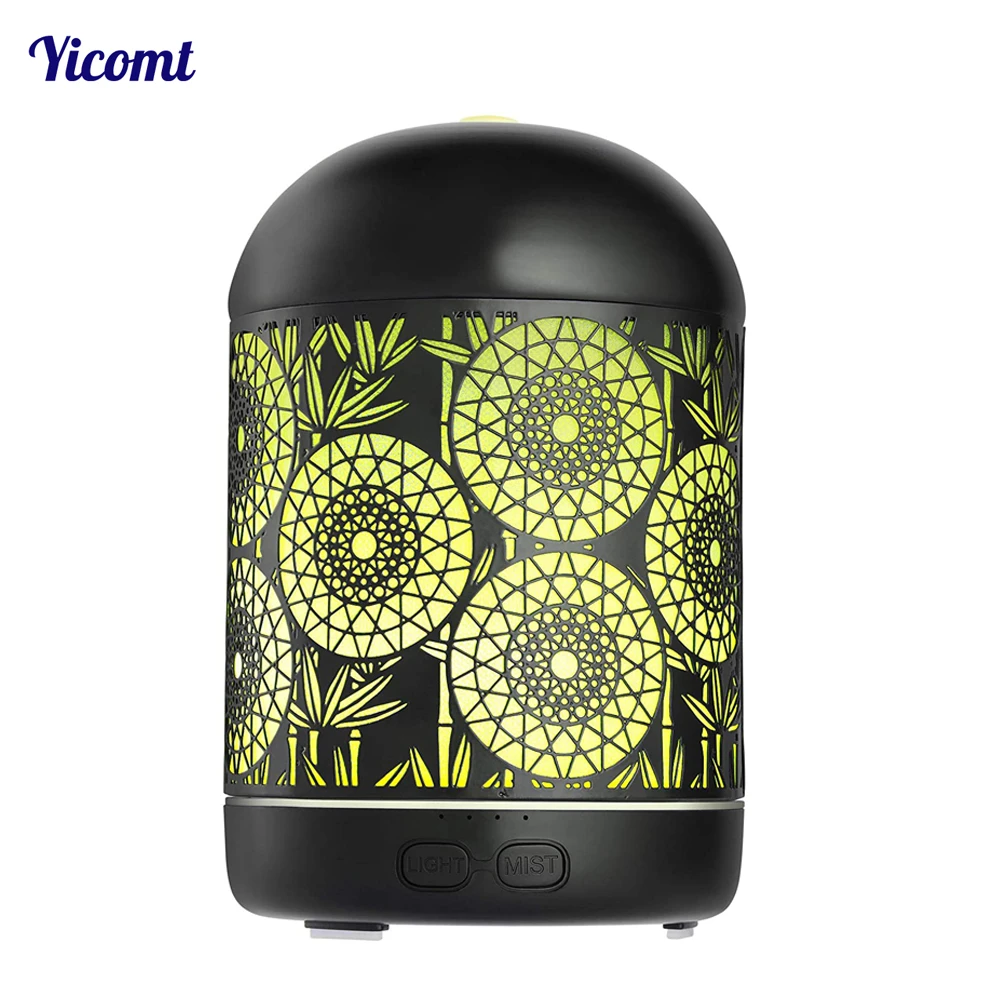 300Ml Best Sell New Product Idea Metal Ultrasonic Difusor Humificador Aromatherapy Essential Oil Air Aroma Diffuser Humidifier