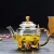 Import 300ml Enamel Heat Resistant Glass Teapot with Infuser For Blooming Tea Flower Tea from China