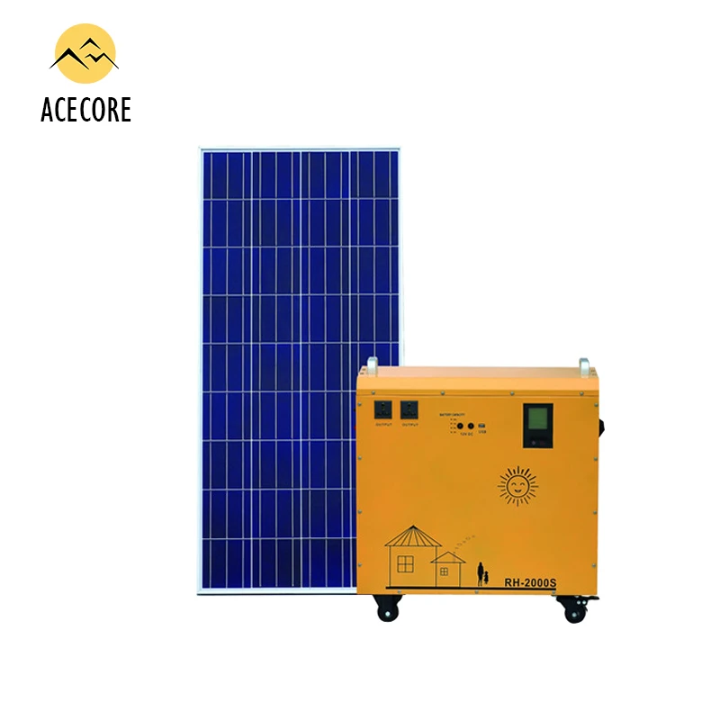300w portable solar energy kits system