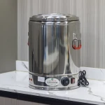 30L Commercial Water Urn Hot Water Bucket Hot Drinks Catering Boiler Stainless Steel Electric Water Boiler