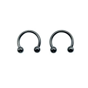 316L stainless steel normal item cheap CBB horseshoe nose rings