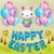 Import 31Pcs Happy Easter Party Decoration Bunny Balloon Value Set for Easter from China