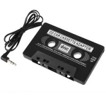 3.5mm Jack Plug CD Car Cassette Stereo Adapter Tape Converter AUX Cable CD Player