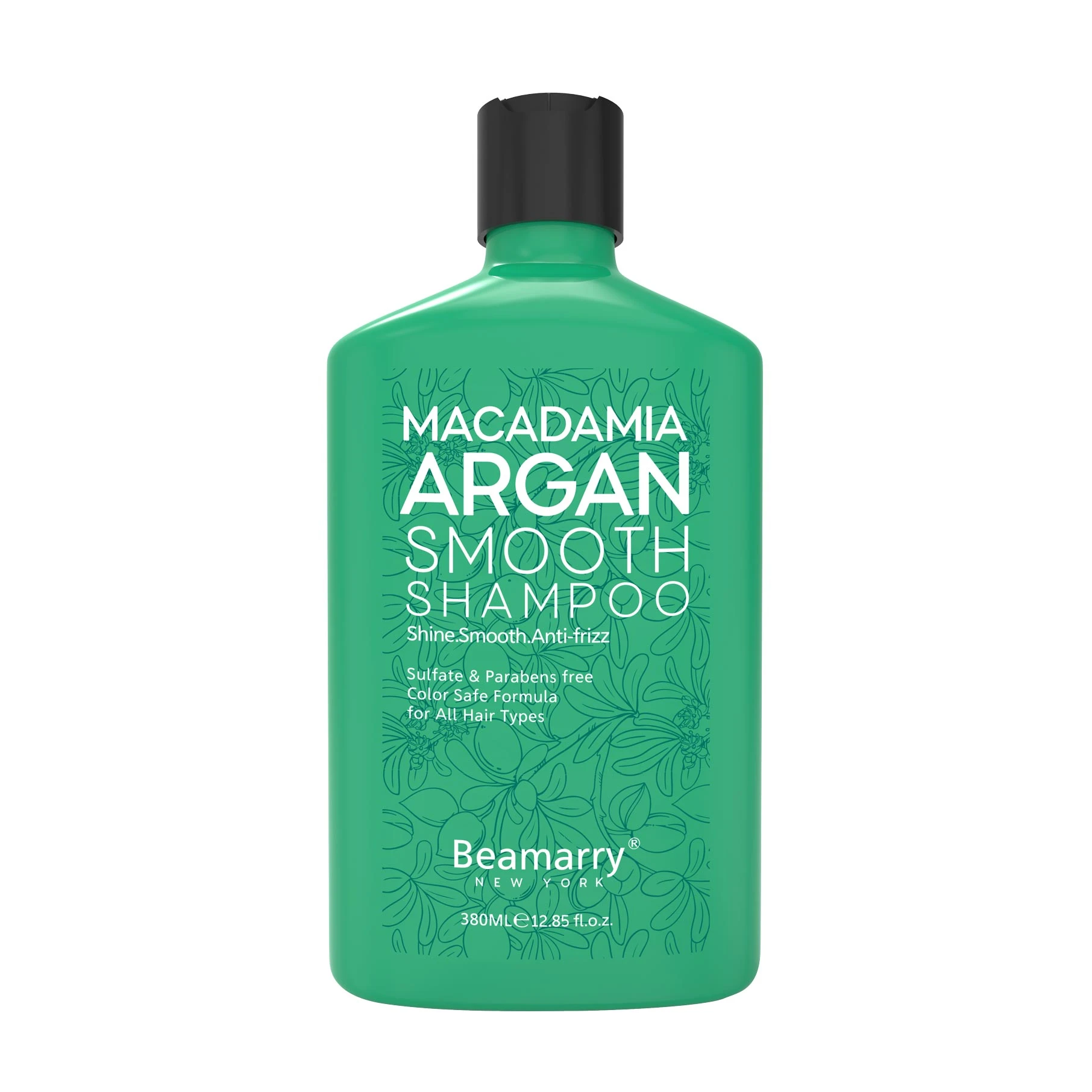 380ml Private Label Organic Argan Oil Macadamia Hair Shampoo Smoothing And Moisturizing