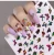 3D Butterfly Nail Art Stickers Adhesive Colorful Nail Transfer Decals Foils Wraps Decorations Nail Art Laser Professional